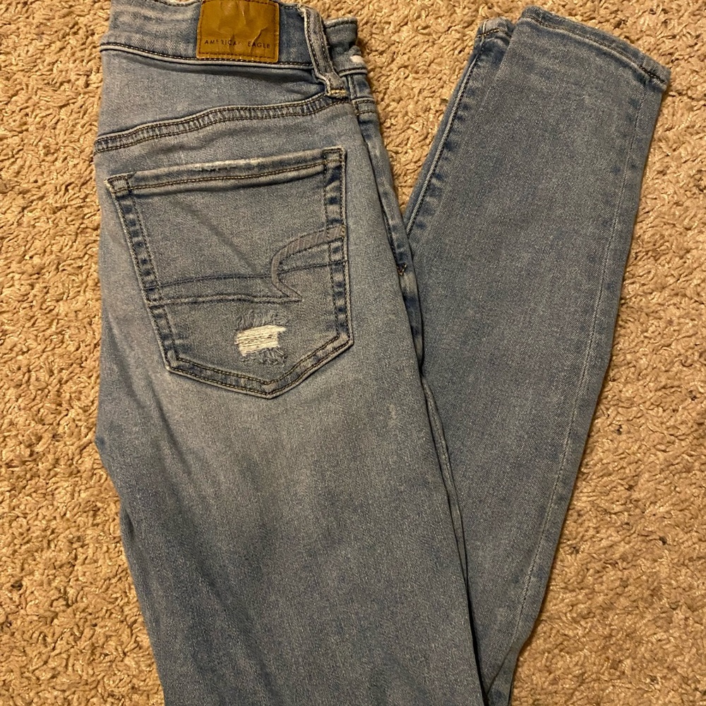 American eagle super stretch denim skinny jeans - Picture 1 of 9